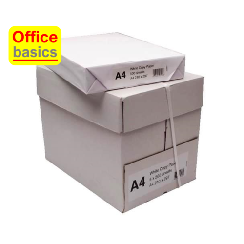 Office Basics Papier a copier Office Basics , A4 blanc (vendu par pallet)