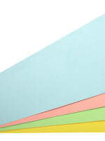 Office Basics Scheidingsstrook Office Basics trapezium  gekleurd 100st