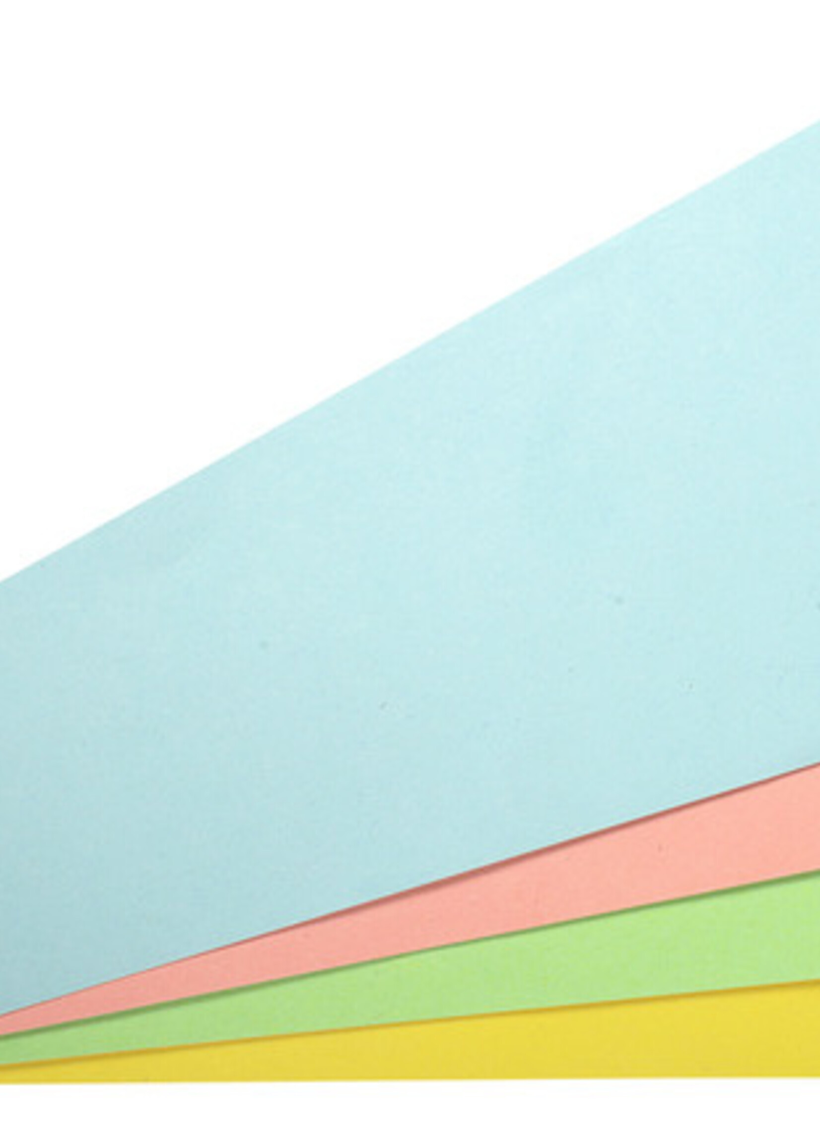 Office Basics Scheidingsstrook Office Basics trapezium  gekleurd 100st