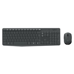 Clavier Logitech MK235 Qwerty + souris noir - LOG-920-007931