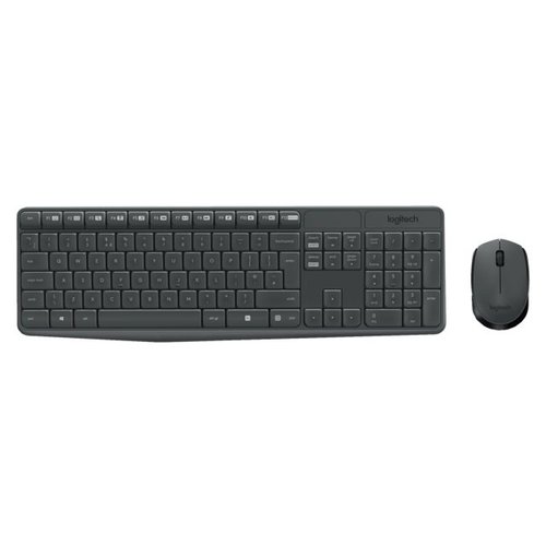 Logitech Clavier Logitech MK235 Qwerty + souris noir - LOG-920-007931