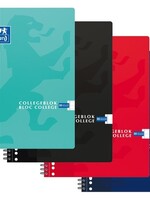 Oxford Bloc collège Oxford School A4 23 perforations 80 fls ligne assorti à spirale