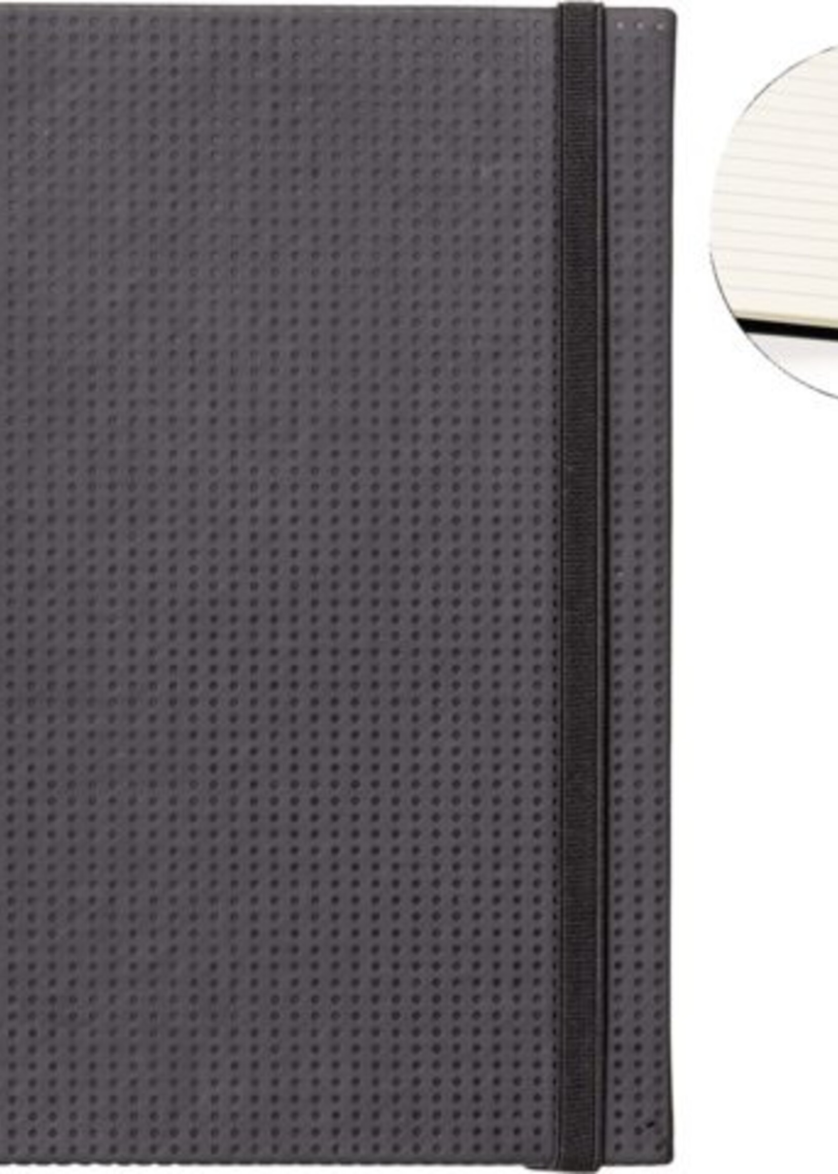 Quantore Notitieboek Quantore A5 spiraal tab zwart - 011455