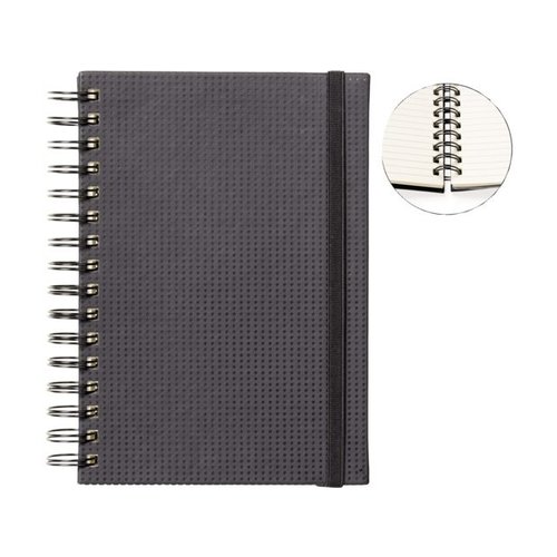 Quantore Carnet de notes Quantore A6 spirale onglets noir - 011455