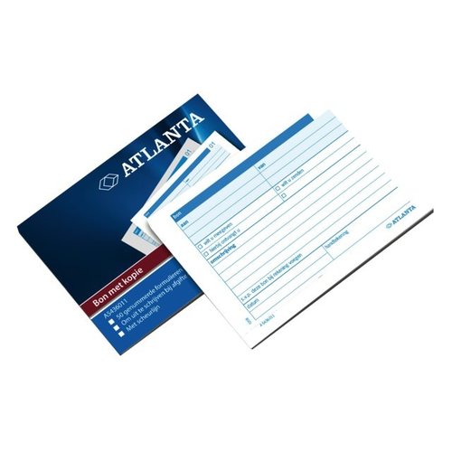 Atlanta Carnet de reçus Atlanta A6 50x2 feuilles - 2543605000