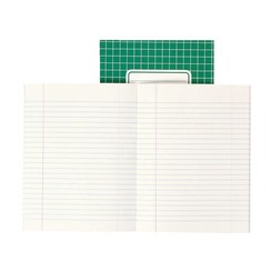 Cahier 210x165mm 40 feuilles carreaux 10mm assorti