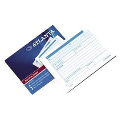 Carnet de reçus Atlanta A6 50x3 feuilles