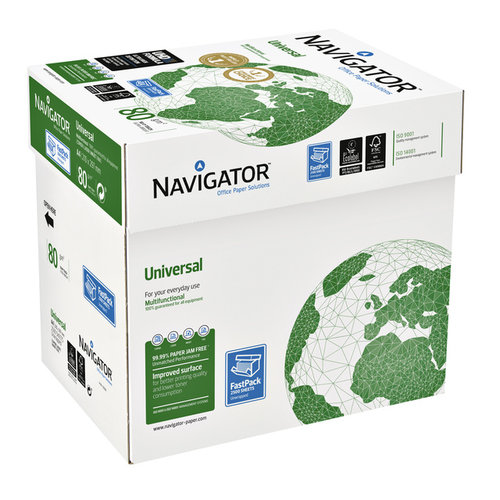 Navigator Papier copieur Navigator A4 80g blanc BOITE 5X500 feuilles - CP080C1F11A4