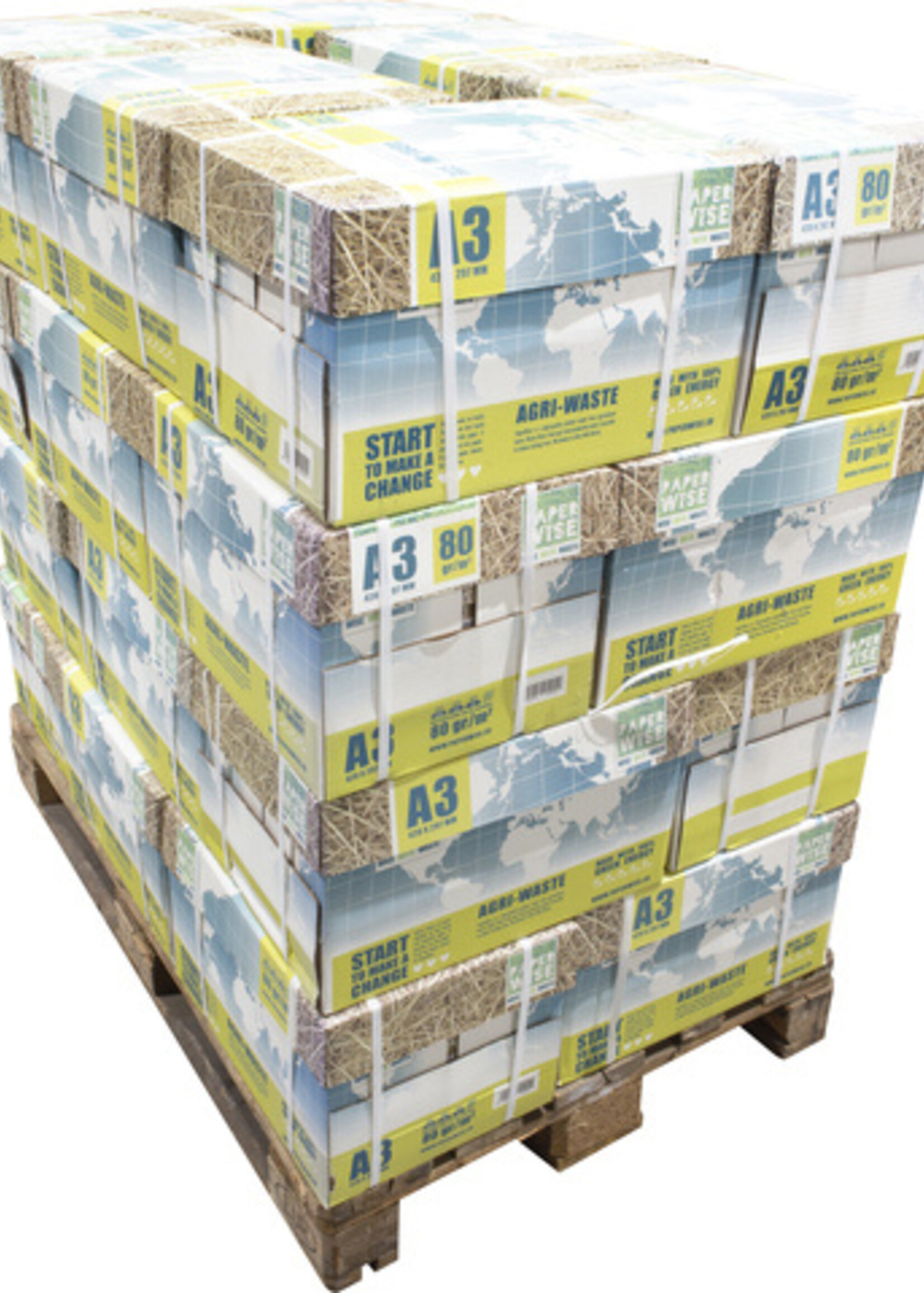 Paperwise ECO footprint paper  PaperWise kopieerpapier A3 wit 80 gr 500 vel - PW-101107