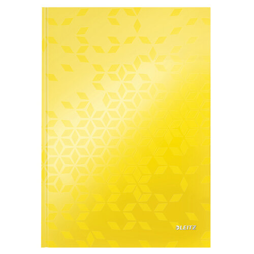 Leitz Cahier de notes Leitz WOW A4 ligné 160 pages 90g jaune