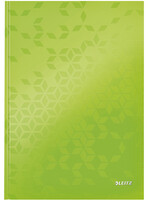 Leitz Cahier de notes Leitz WOW A4 ligné 160 pages 90g vert