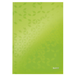 Cahier de notes Leitz WOW A4 ligné 160 pages 90g vert