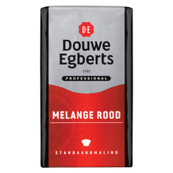 Koffie Douwe Egberts snelfiltermaling Melange Rood 250gr