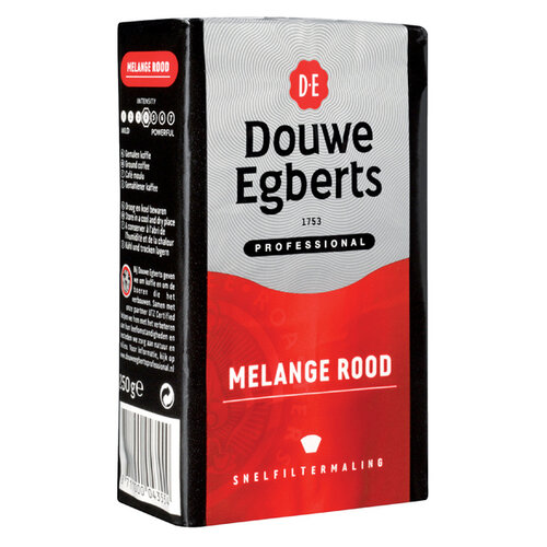 Douwe Egberts Café moulu pour filtre Douwe Egberts Mélange Rouge 250g