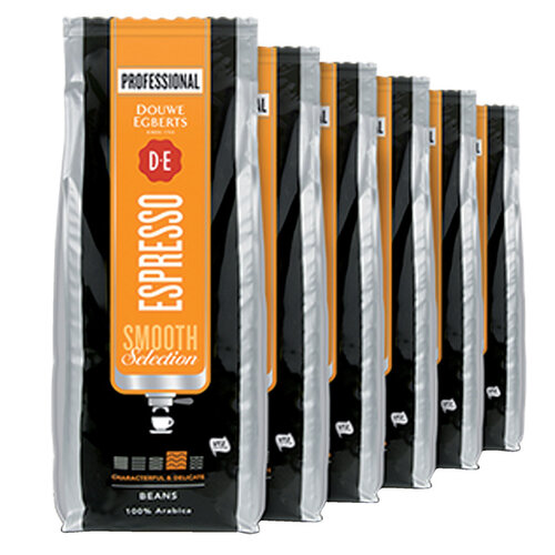 Douwe Egberts Koffie Douwe Egberts espresso bonen medium smooth 1kg