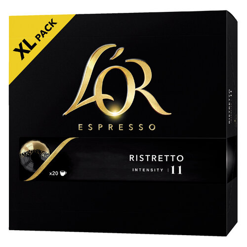 L'or Koffiecups L'Or espresso Ristretto 20st