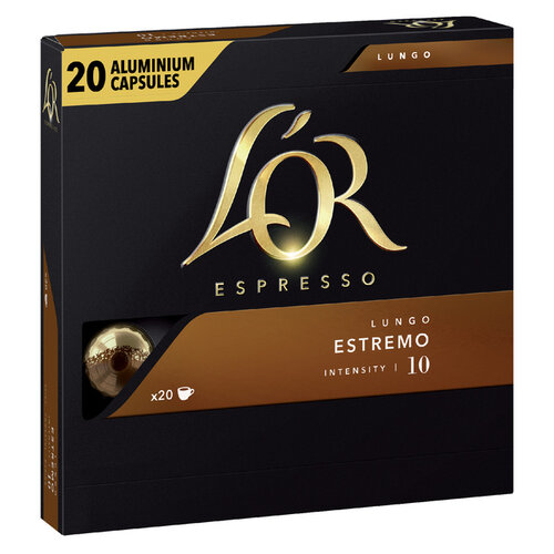 L'or Café L'Or espresso Lungo Estremo 20 capsules