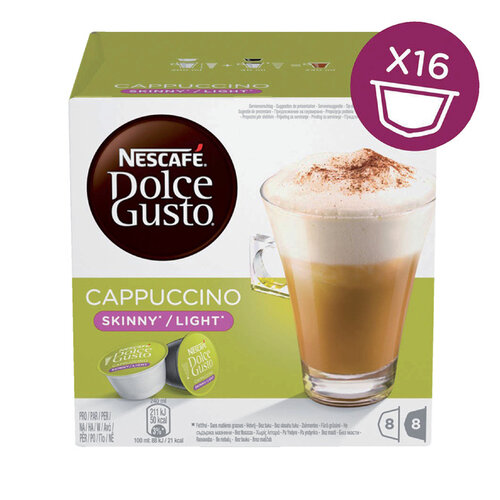 Dolce Gusto Cappuccino Light Dolce Gusto 16 capsules pour 8 tasses
