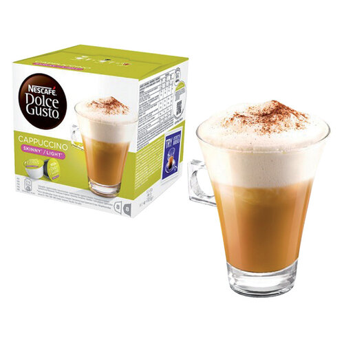Dolce Gusto Koffie Dolce Gusto Cappuccino Light 16 cups voor 8 kopjes