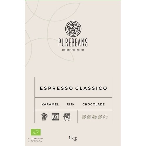 PureBeans Café en grain PureBeans Classico biologique 1000g