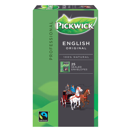 Pickwick Thee Pickwick Fair Trade English 25x2.5gr