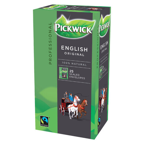 Pickwick Thee Pickwick Fair Trade English 25x2.5gr