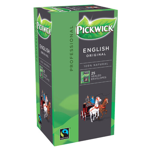 Pickwick Thee Pickwick Fair Trade English 25x2.5gr