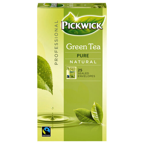 Pickwick Thé vert Pickwick Pure Fair Trade 25x 1,5g