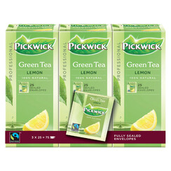 Thé vert Pickwick Fair Trade lemon 25x 1,5g