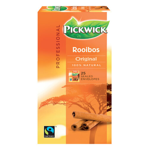 Pickwick Thee Pickwick Fair Trade rooibos 25x1.5gr