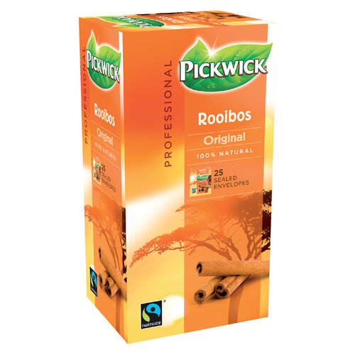 Pickwick Thee Pickwick Fair Trade rooibos 25x1.5gr