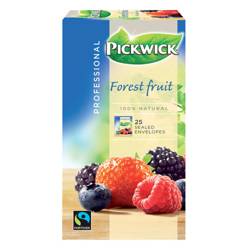 Pickwick Thee Pickwick Fair Trade forest fruit 25x1.5gr