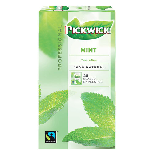 Pickwick Thee Pickwick Fair Trade mint 25x1.5gr