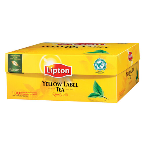 Lipton Thee Lipton Yellow label zonder envelop 100stuks