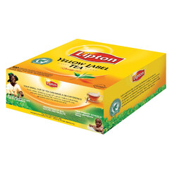 Thee Lipton Yellow label met envelop 100stuks