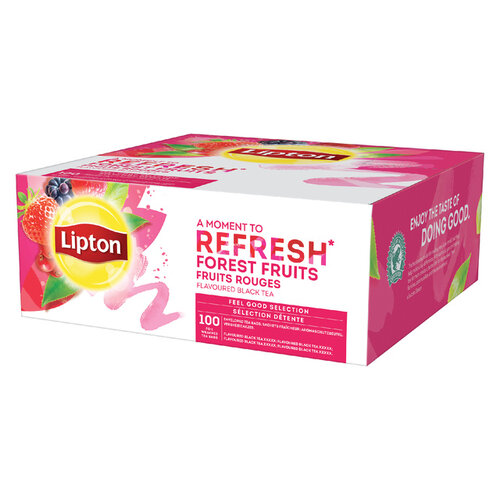 Lipton Thé Lipton Refresh Fruits des bois 100 sachets