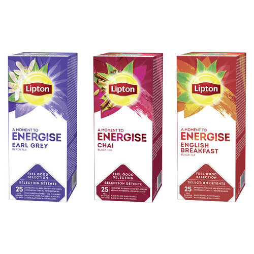 Lipton Thé Lipton Energise Earl Grey 25 sachets