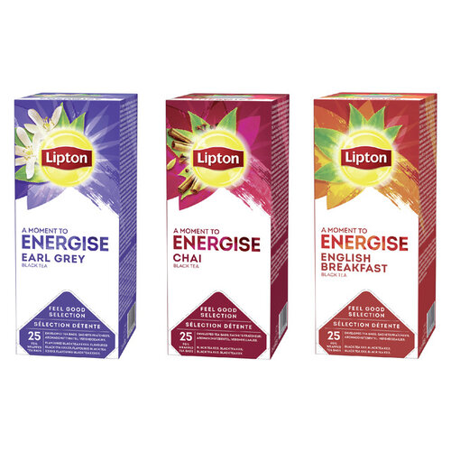 Lipton Thee Lipton Energise Earl Grey 25stuks