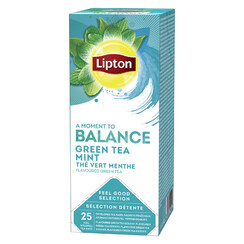 Thé Lipton Balance thé vert menthe 25 sachets