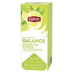Thee Lipton Balance Groene thee Citrus 25stuks