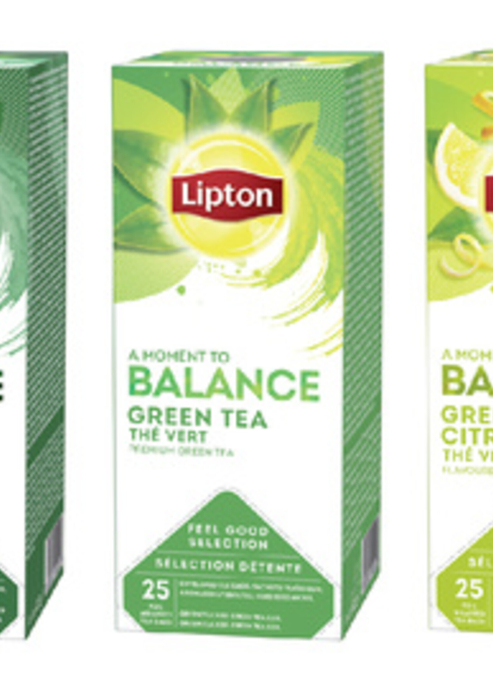 Lipton Thé Lipton Balance thé vert agrumes 25 sachets