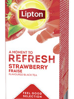 Lipton Thee Lipton Refresh Aardbei 25stuks