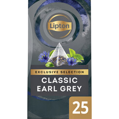 Thé Lipton Exclusive Earl Grey 25 sachets pyramide