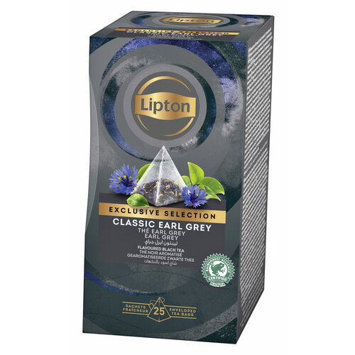 Lipton Thé Lipton Exclusive Earl Grey 25 sachets pyramide