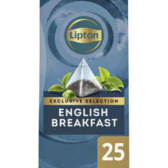 Thé Lipton Exclusive English Breakfast 25 sachets pyramide