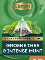 Lipton Thee Lipton Exclusive Groene thee Munt 25 piramidezakjes