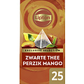 Lipton Thé Lipton Exclusive pêche mangue 25 sachets pyramide