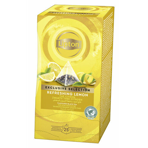 Lipton Thé Lipton Exclusive Citron 25 sachets Pyramide