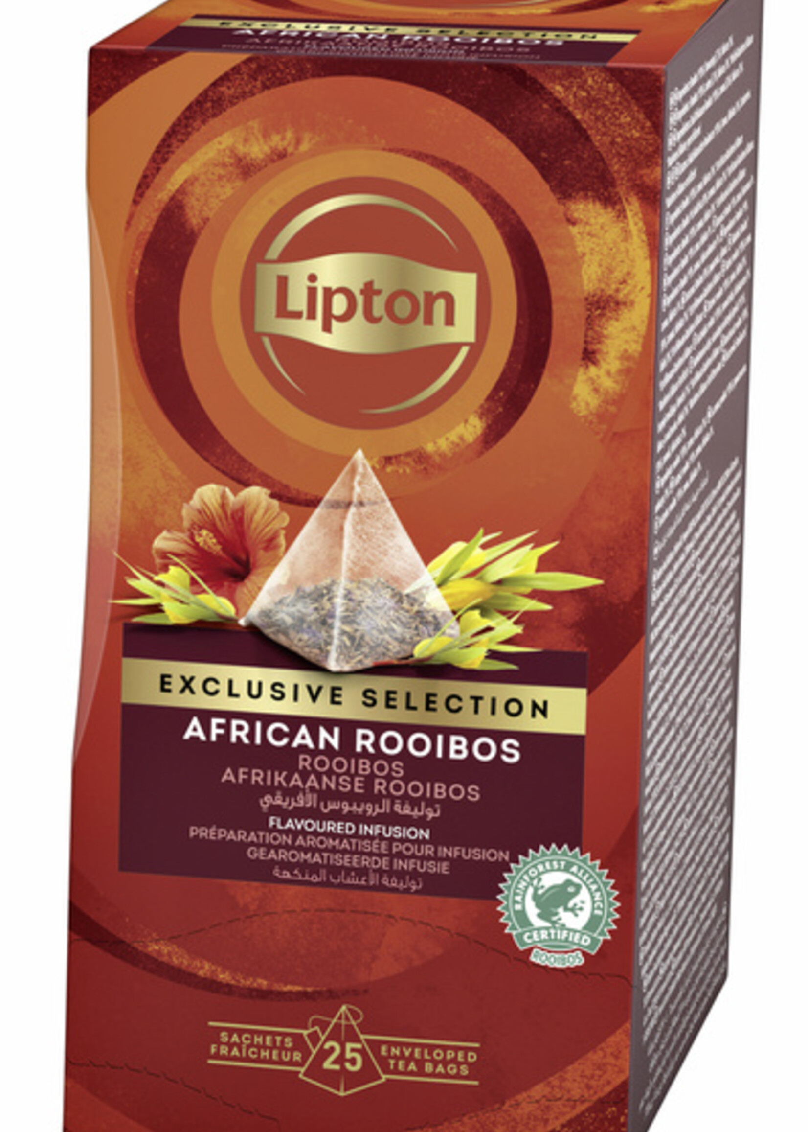 Lipton Thé Lipton Exclusive African Rooibos 25 sachets pyramide