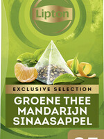 Lipton Thee Lipton Exclusive Groene thee Mandarijn 25 piramidezakjes